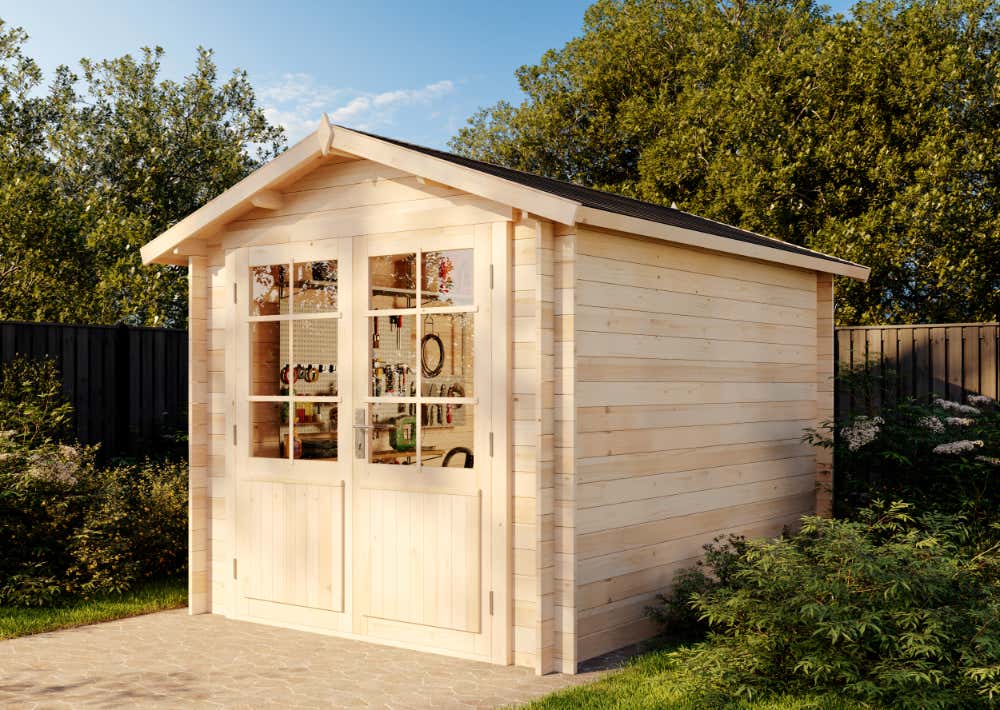 Rabatt: 16 % Holz-Gartenhaus Bremen B 9m² Unkategorisiert online kaufen