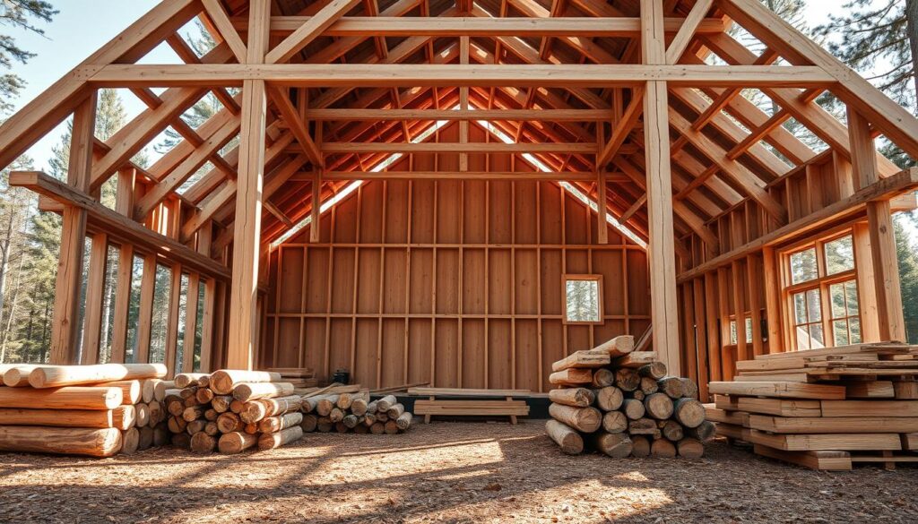 Wände und Grundgerüst