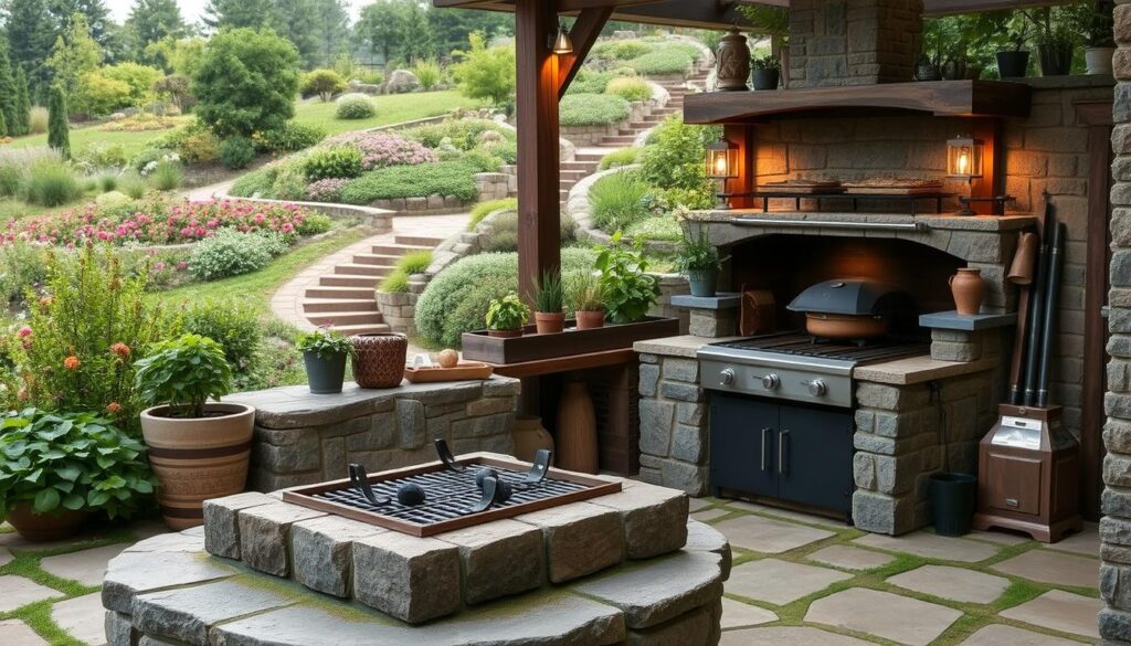 Designideen für Gartengrill