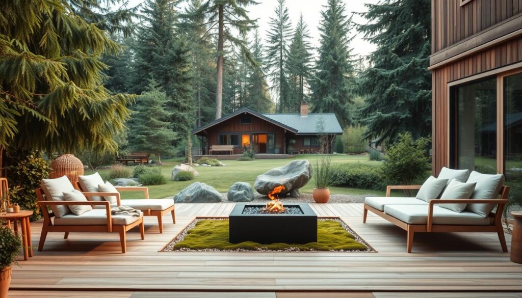 Finnischer Stil im Außenbereich Finnischer Stil im Außenbereich