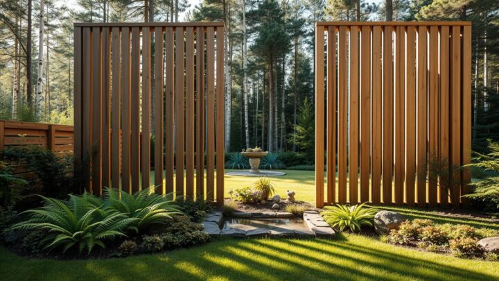 Gartensichtschutz finnischer Stil für Ihre Privatsphäre