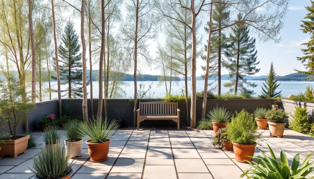 Terrassen und Gartenarrangements Terrassen und Gartenarrangements