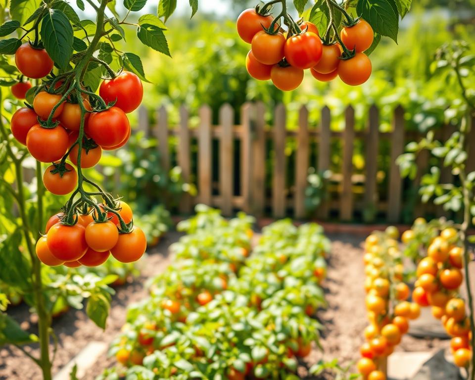Cocktailtomaten im Garten