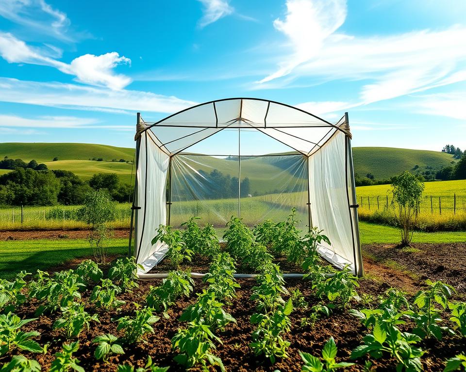 Standortwahl für Tomatenzelt