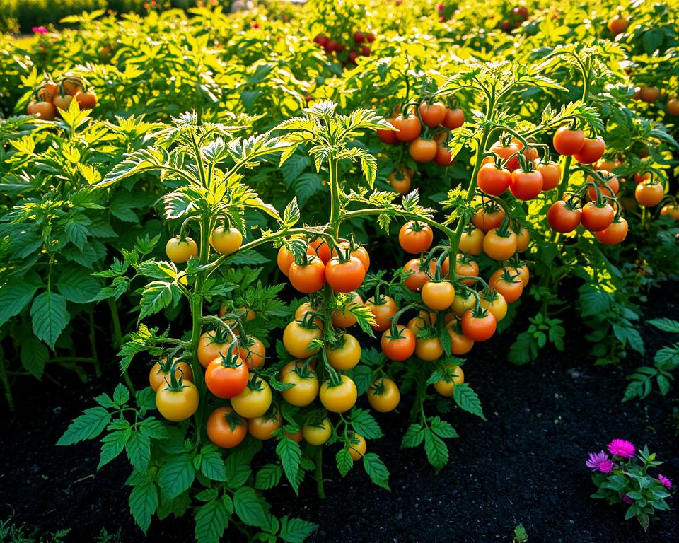 Tomatenstandort im Garten