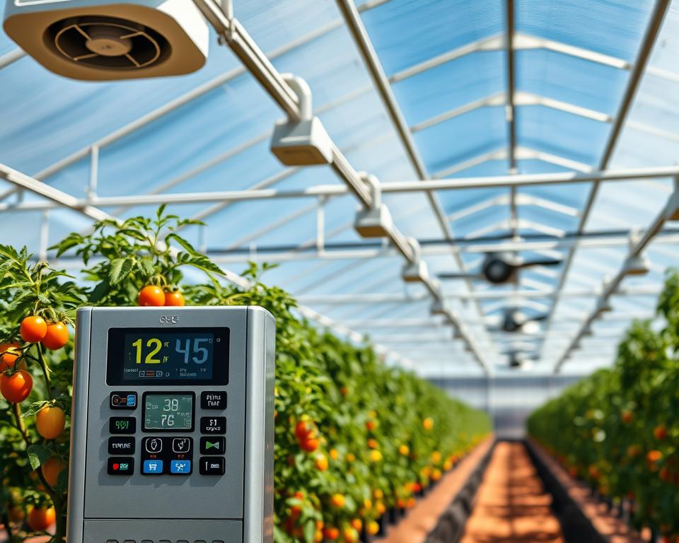 Tomatenzelt Klimasteuerung