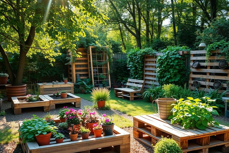 Was kann man aus Paletten für den Garten bauen DIY-Projekte