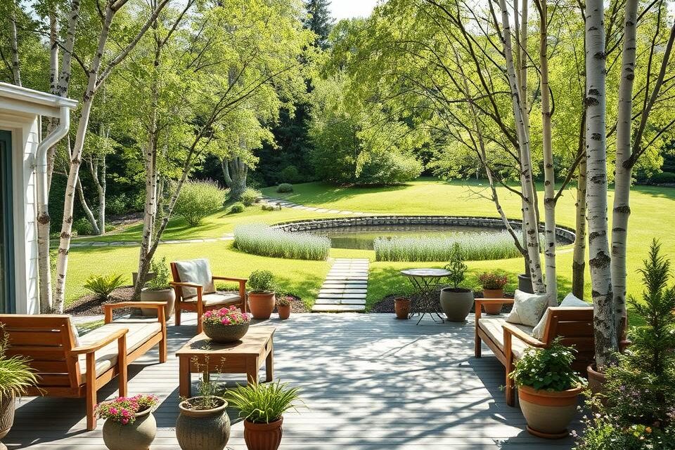 Skandinavische Gartenterrassen-Gestaltung: Tipps & Ideen