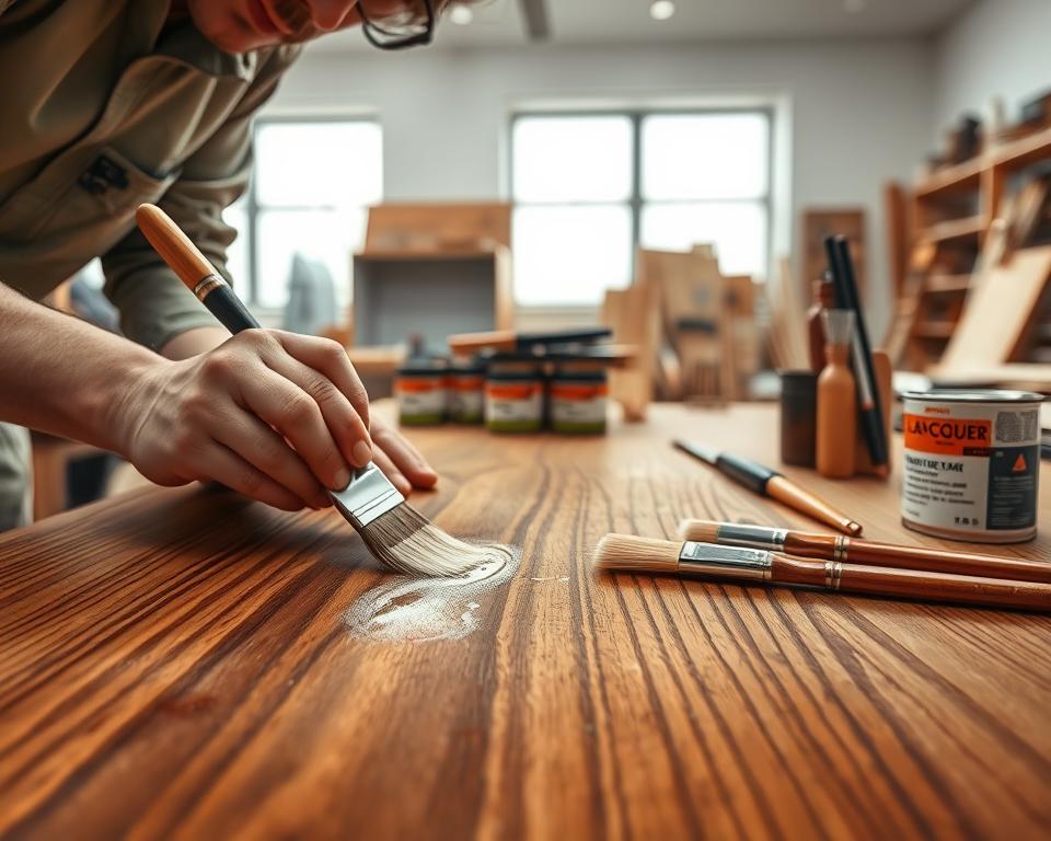 Holzlack Anwendung und Eigenschaften