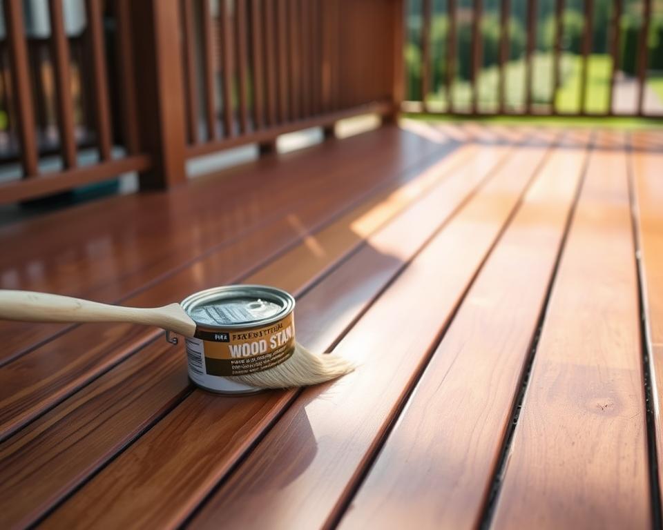 Holzlasur Schutzanwendung