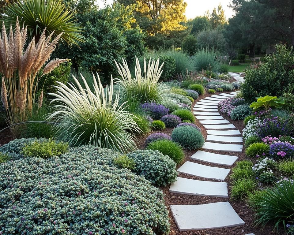 pflegeleichte Rasenalternativen und Beetkonzepte