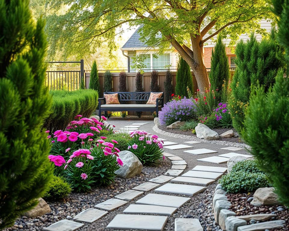 pflegeleichter Garten Strategien