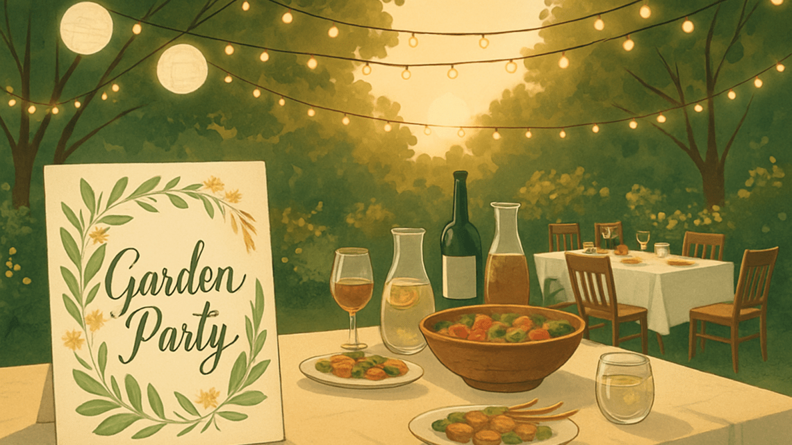 Die Kunst der perfekten Gartenparty – Ein Fest für alle Sinne